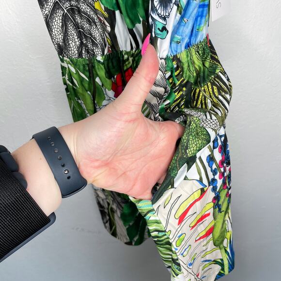 NWT Swiminista Christian Lacroix Carefree Tropical Jardin Swim Coverup Dress - Picture 7 of 13